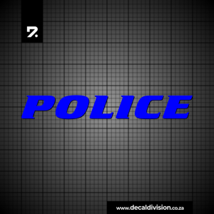 Police Sticker Set